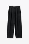 Alexander Wang black 热带羊毛中腰哈伦裤