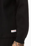 alexander wang 中性款棉质保暖华夫格长袖衫  black