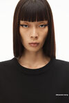 Alexander Wang black 高捻针织长袖 t 恤