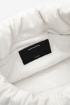 alexander wang ryan 软皮革发泡彩胶小号包袋 white