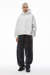 Alexander Wang vintage heather grey 密绒连帽衫