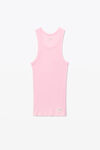 alexander wang 罗纹棉背心 light pink