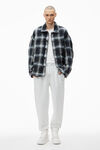 Alexander Wang vintage heather grey 密绒运动裤