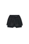 Alexander Wang washed black 带平角短裤预制款短裤