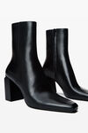 Alexander Wang black toni 85mm皮革踝靴