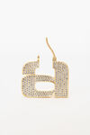 alexander wang diamante a earring in stainless steel pv gold