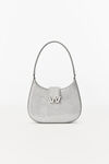 alexander wang w legacy small hobo in diamante satin alloy