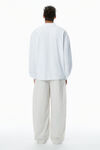 Alexander Wang white onyx unisex track pant