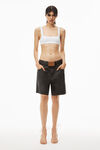 alexander wang 纹理提花平纹针织比基尼上衣 white