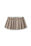 Alexander Wang khaki box-pleated mini skirt