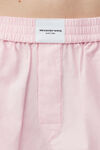 Alexander Wang light pink classic boxer short in cotton