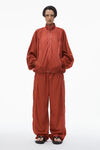 Alexander Wang washed red 网眼针织运动夹克