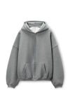 Alexander Wang sidewalk star zip up hoodie in dense fleece