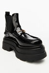 alexander wang carter 皮革防水台乐福靴 black
