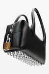 Alexander Wang black roux 黑色皮革小号手柄包