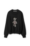 alexander wang 强缩羊毛水晶 beiress 套头衫 black