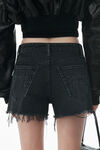 Bite High Rise Denim Short with logo pocket