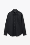 Alexander Wang black 棉质男友风衬衫