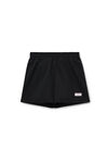 Alexander Wang black cotton relaxed-fit short