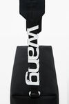 alexander wang heiress sport 尼龙帆布中号手拿包 black