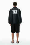 Alexander Wang black 帆布教练夹克