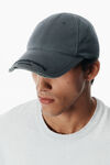 Alexander Wang washed asphalt unisex distressed logo baseball cap