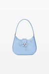 alexander wang w legacy small hobo in crystal satin oxford