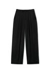 Alexander Wang black 预制款翻折裤腰长裤