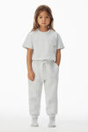 alexander wang essential毛圈布增塑溶胶印花运动裤 light heather grey