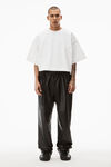 alexander wang beefy graphic tee in japanese jersey white