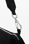 Alexander Wang black punch tech shoulder bag in nylon canvas