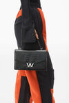alexander wang w legacy small satchel in leather black