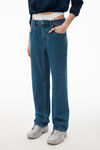 alexander wang 叠搭松身牛仔裤 deep blue
