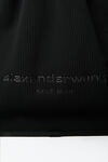 alexander wang ryan large bag in ribbed knit  black