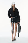 Alexander Wang black 棉质男友风衬衫