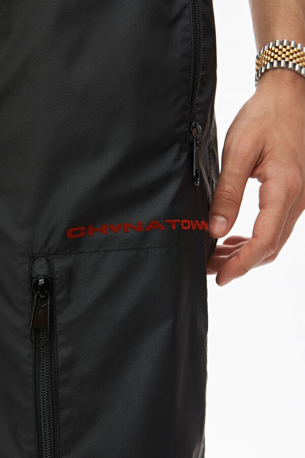 ALEXANDER WANG chynatown pleather nylon track pants