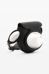 alexander wang 皮革圆顶迷你包 black