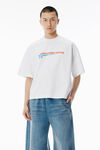Alexander Wang white unisex white star graphic tee