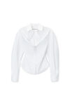 Deconstructed Button-Up Shirt