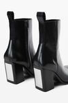 Alexander Wang black throttle 95 毫米皮革踝靴