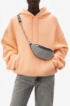 alexander wang attica 水钻网眼迷你腰包 white