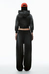 Alexander Wang sunfade black 徽标装饰加大款运动裤