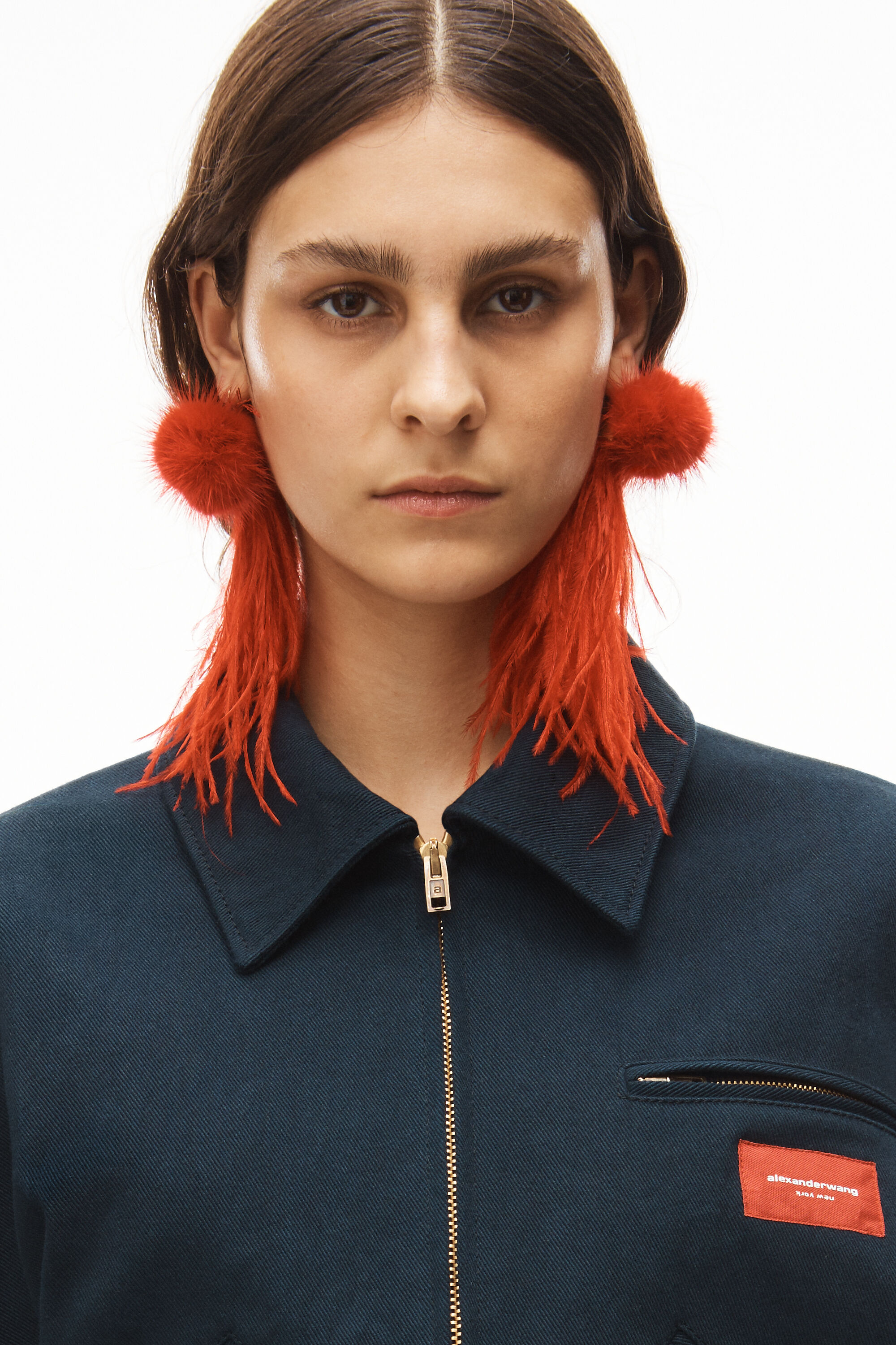 alexanderwang WORK BOMBER JACKET IN RAW 