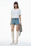 Alexander Wang grey ricco small bag in nubuck leather