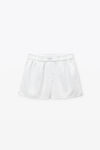 Alexander Wang white classic boxer short in cotton