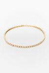 alexander wang diamante a tennis necklace in brass pv gold