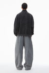 Alexander Wang acid black 密绒高领套头衫