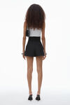 Alexander Wang black safari short in cotton tailoring