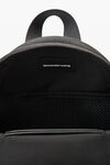 Alexander Wang black punch mini sling backpack in canvas