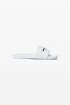 Alexander Wang white aw 尼龙泳池拖鞋